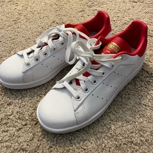 NWT Stan Smith Women’s Red Sneakers size 5.5